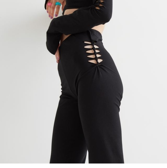 NWT Cut Out Pants with Flare - Picture 5 of 7